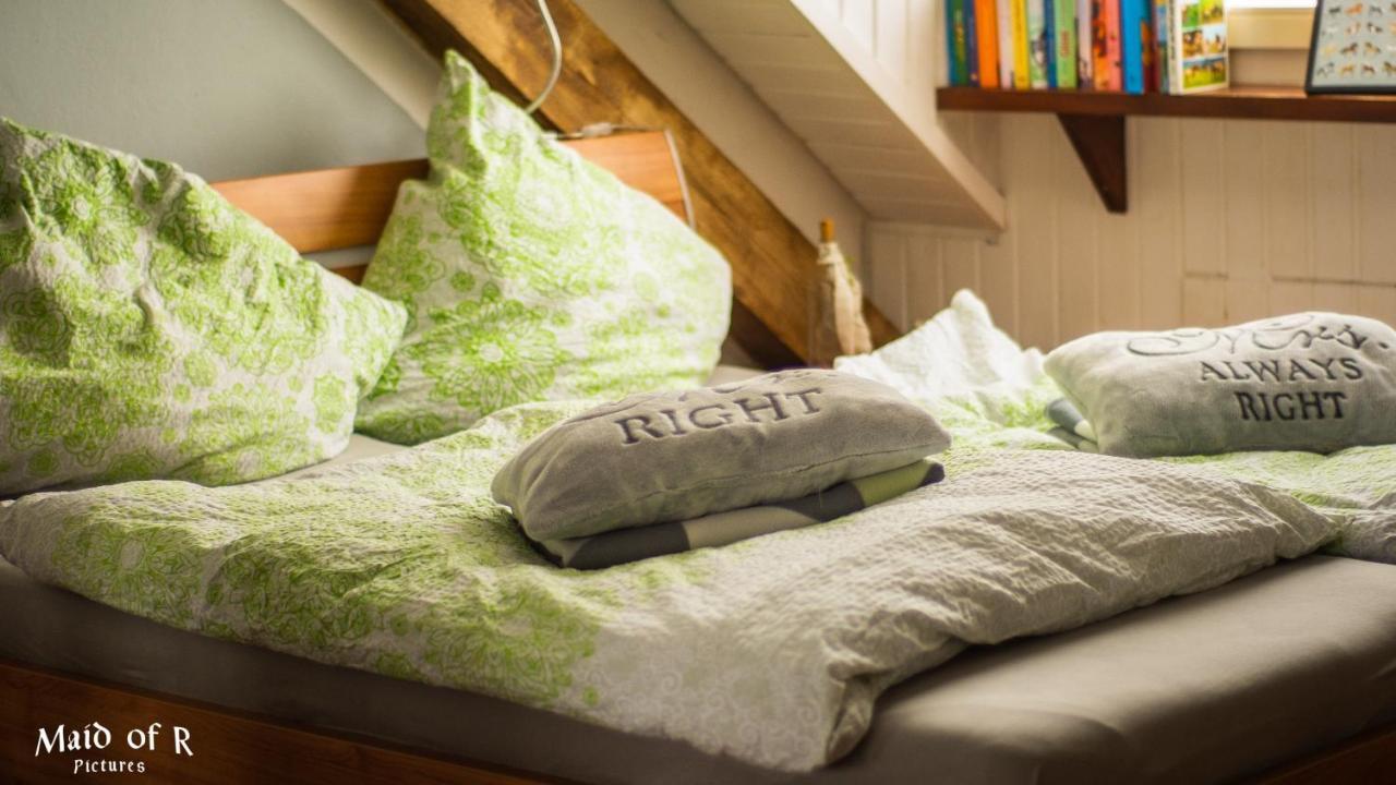Hof Vierzehnender Im Hohen Venn - 70Qm Fachwerk-Studio - Grosses Wohn-Schlafzimmer Mit Dachterrasse Und Kaminofen - Separate Kueche - Perfekt Fuer Paare - Monschau - Eifel - Hunde Willkommen - Islandpferde Екстер'єр фото