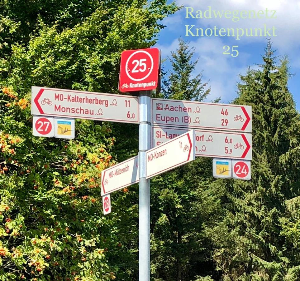 Hof Vierzehnender Im Hohen Venn - 70Qm Fachwerk-Studio - Grosses Wohn-Schlafzimmer Mit Dachterrasse Und Kaminofen - Separate Kueche - Perfekt Fuer Paare - Monschau - Eifel - Hunde Willkommen - Islandpferde Екстер'єр фото